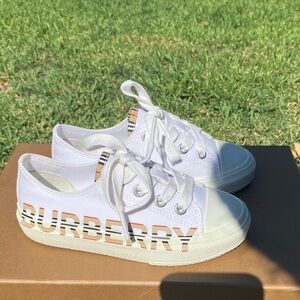 Burberry Kids Icon Stripe Sneakers